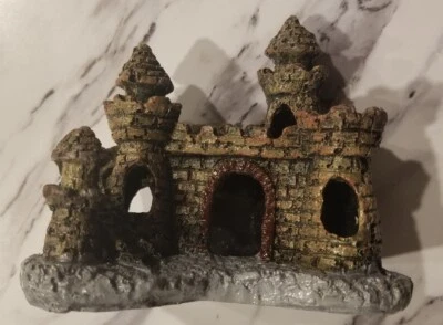 Torre de resina castillo pecera acuario adorno - Nuevo Foto 1 de 4