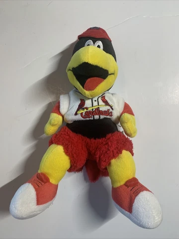 GENUINE MLB MERCHANDISE ST. LOUIS CARDINALS PLUSH MASCOT BIRD FIGURINE T10 Cover