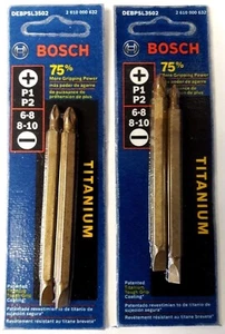 Bosch DEBPSL3502 3-1/2" Titanium Power Screw Tips 2 Packs - Picture 1 of 2
