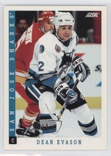 1993-94 Score Canadian Dean Evason #353