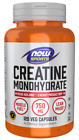 Now Foods Creatine Monohydrate 750 mg 120 veg Capsules