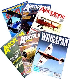 MAGAZINES BACK ISSUES Aviation AEROPLANE MONTHLY WINGSPAN INTERNATIONAL SET 4 - Picture 1 of 1