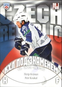 2013-14 Russian Sereal KHL Under The Flag #WCH018 Petr Koukal 