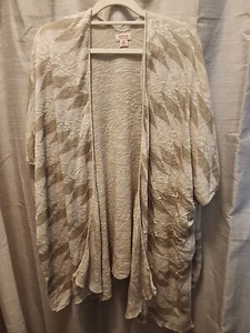 Mossimo Knit Cardigan Womens Size L/XL Thin Poncho Open Front Casual Cover - Picture 1 of 4