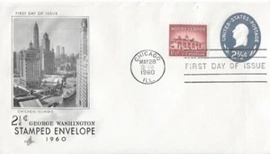ArtCraft # U542 George Washington $0.025 Stamped Envelope - Picture 1 of 1