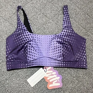 Reggiseno sportivo Yitty Headliner Shaping Midi Bralette donna viola medio Galaxy nuovo con etichette - Foto 1 di 9