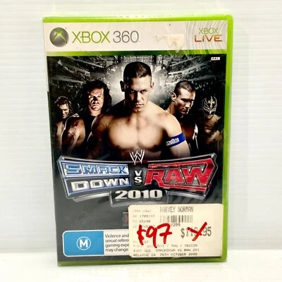 Smackdown VS Raw 2010 - Brand New Sealed - Xbox 360 - Free Postage - Image 1 of 4