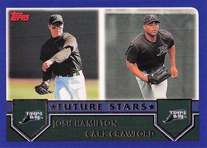2003 Topps #325 Josh Hamilton / Carl Crawford FS Near Mint - Mint