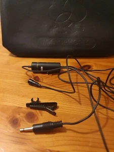 Audio Tecnica Atr35s Omni-directional Lapel Microphone With AKG Case. Used - Picture 1 of 3