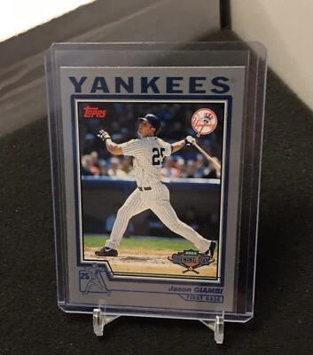 Jason Giambi 2004 Topps Opening Day card 75 New York Yankees - Image 1 of 2