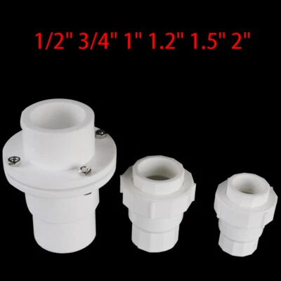 Non Return Valve PPR Plastic Water Pipe Shut OFF Check Valve One Way 1/2 3/4 1 - Image 1 of 4