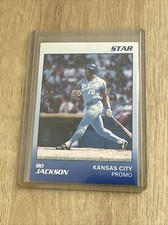 1989 Star Baseball Bo Jackson Limited Edition Blank Backed Promo Card