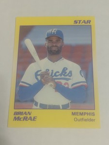 1990 Star Minor League #68 BRIAN MCRAE Memphis Chicks Minor League! Royals!