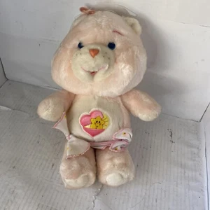 Vintage 1983 Care Bear Baby Hugs Bär 11 Zoll Plüsch mit Windel Kenner Pastellrosa - Bild 1 von 7