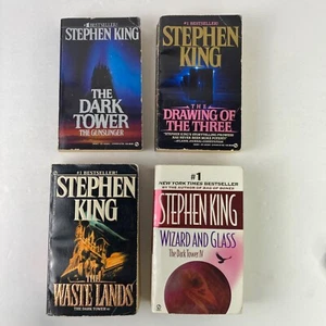 4 Signet Paperback Book Lot of Stephen Kings Dark Tower Series: The Gunslinger - Picture 1 of 10