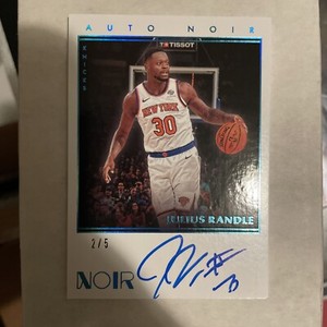 2019-20 Panini Noir Color 3/5 Julius Randle #NC-JRA Auto