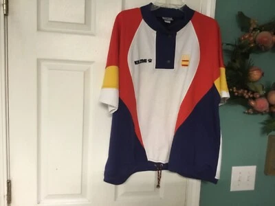 KELME SPAIN BARCELONA 92 OLYMPICS VINTAGE PULLOVER SHORT SLEEVE SHIRT XL (CON63) - Image 1 of 4