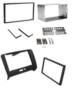 Kit de jaula de panel fascia radio estéreo coche doble Din para Audi TT MK2 2006-14 - Imagen 1 de 1