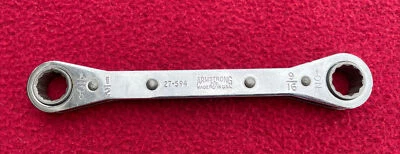 Armstrong 27-594 - 1/2 X 9/16 12 Pt. Llave de extremo de caja de trinquete - EE. UU. Foto 1 de 4