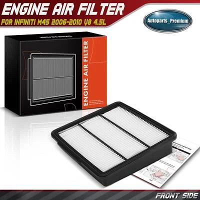 Filtro de aire del motor para INFINITI M45 2006 2007 2008 2009 2010 V8 4,5 L panel rígido Foto 1 de 4
