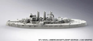 1:1250 USS Georgia - Picture 1 of 1