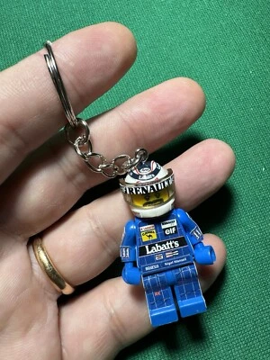 F1 Keyring Minifigure Nigel Mansell 1991 Williams racing Formula 1 - Immagine 1 di 4