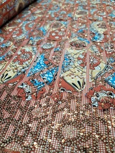 Fabric By The Yard Cooper Lace Sequin Embroidery Fish Net African Multicolor Lac - Picture 1 of 10