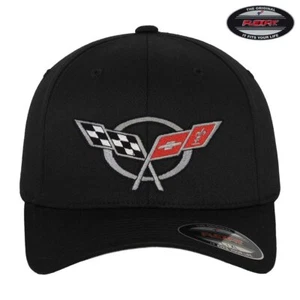 Gorra de béisbol Flexfit Chevrolet Corvette C5 banderas con licencia oficial - Imagen 1 de 4