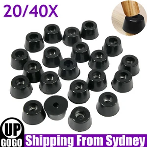 20/40X Rubber Furniture Table Chair Feet Leg Pads Tile Floor Protectors Cover AU - Picture 1 of 11