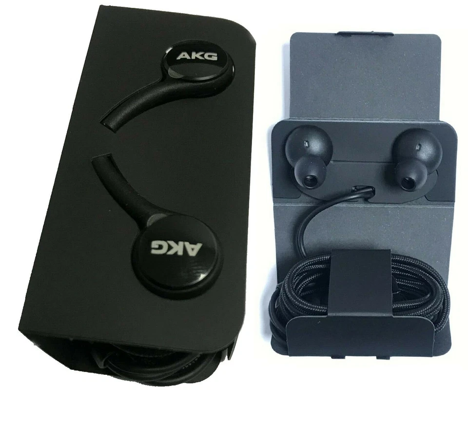 ORIGINALES SAMSUNG GALAXY NOTE 10/10+ AKG Auriculares USB TIPO C NEGROS Foto 1 de 4