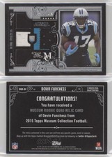 2015 Topps Museum Collection Quad Relics /99 Devin Funchess #RQR-DF Rookie RC