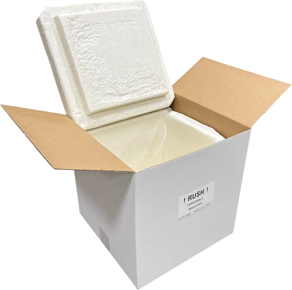 EmmChill UN18A Thermo Chill Insulated Carton with Foam Shipper, 18"x18"x18" - Image 1 of 4
