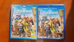 Zootopia Disney 2 Disc Blu Ray und DVD mit Slipcover - Bild 1 von 5
