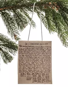 WE THE PEOPLE CONSTITUTION Ornamento Hecho a Mano Lana Fieltro Seda Ruta Bazar - Imagen 1 de 1