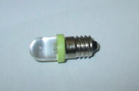 LED Schraubbirne für Fassung E10 3,5-4,5Volt NEU gelb 