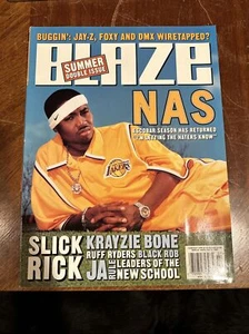 BLAZE Magazine Jun/Jul 1999 Issue #7 NAS, Krayzie, Slick Rick, Ruff Ryders - Picture 1 of 8