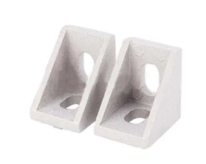 4pcs Aluminum Profile 2020 Corner Bracket Fittings 20x20x17mm Right Angle Connec - Picture 1 of 1