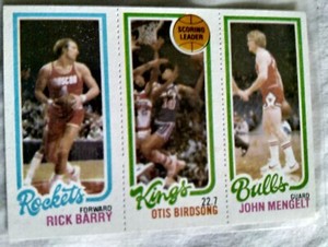 1980-81 Topps Basketball Rick Barry #105 Otis Birdsong # 122 John Mengelt #48 EX