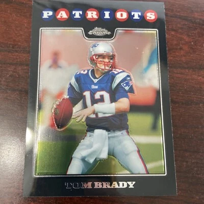 2008 Topps Chrome Tom Brady #TC3 Patriots - Image 1 of 2