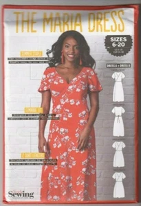 SIMPLY SEWING MAGAZINE: The MARIA DRESS - Sz 4/6/8/10/12/14/16/18 B 32-45" - Picture 1 of 1