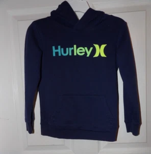 Boy's Hurley Pullover Hoodie Size 5-6  5/6 Navy Blue Sweatshirt  -  SA51 - Picture 1 of 5