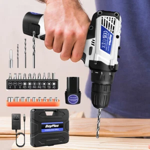Cordless Combi Drill Lightweight Electric Screwdriver Small Hand Drill & Battery - Picture 1 of 28