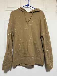 PAC Sun Hoodie Erwachsene Größe Medium gespritzt Farbe Design hellbraun - Bild 1 von 8
