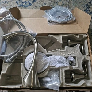 MOEN T944BN Eva 2H Roman Tub Filler Trim w Handshower - Brushed Nickel READ - Picture 1 of 6