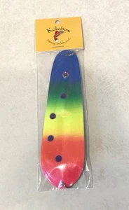 KOKABOW Dodger Trolling Fish Flasher 6” RAINBOW WOODSTOCK Trout Kokanee New USA - Picture 1 of 4
