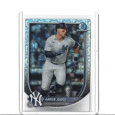 AARON JUD } ~ {(- «2025 BOWMAN ХРОМ ЛЬДА КАРТА» - ЯНКИ! - Изображение 1 из 2