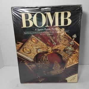 Vintage Puzzle Bepuzzled BOMB 500 piece Puzzle Zimmerman Mystery Clues NEW 1987 - Bild 1 von 3