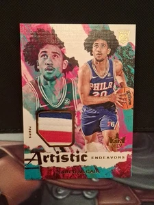 2024-25 Panini Court Kings Jared Mccain Artistic Endeavors Maglia Patch RC 76ers - Foto 1 di 2