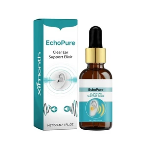 Ear Drops Clear Ear Elixir Tinnitus Inner Ear Obstruction Relief Solution 30m`,. - Picture 1 of 12