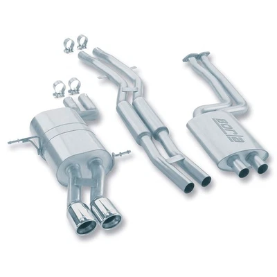 Escape trasero Borla 140084 tipo S Cat para 01-06 BMW E46 323 325 330 I CI 2,5 3,0 L Foto 1 de 4